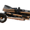 Carucior 2 in 1 Reversibil, L-Sun T7, Landou, Sport, cu Suspensii, Imprimeu Zoo, 04050BBY - imagine 2
