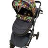 Carucior 2 in 1 Reversibil, L-Sun T7, Landou, Sport, cu Suspensii, Imprimeu Zoo, 04050BBY - imagine 4