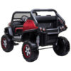 Masinuta Electrica 4x4 Premier Mercedes Unimog, Visiniu, 4 Motoare, Baterie 12V, Roti spuma, Scaun Piele Ecologica, 017500 - imagine 4