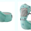 Marsupiu Verde Pentru Bebe, Ergonomic, Multifunctional, Purtare Copil cu fata sau cu spatele, Cu sezut, 0-36 luni, Bumbac, 0850LN - imagine 4