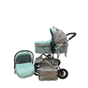 Carucior 3 In 1, T2, Scoica, Landou si Sport, Reversibil Si Cu Suspensii, Verde Deschis, 06600BBY